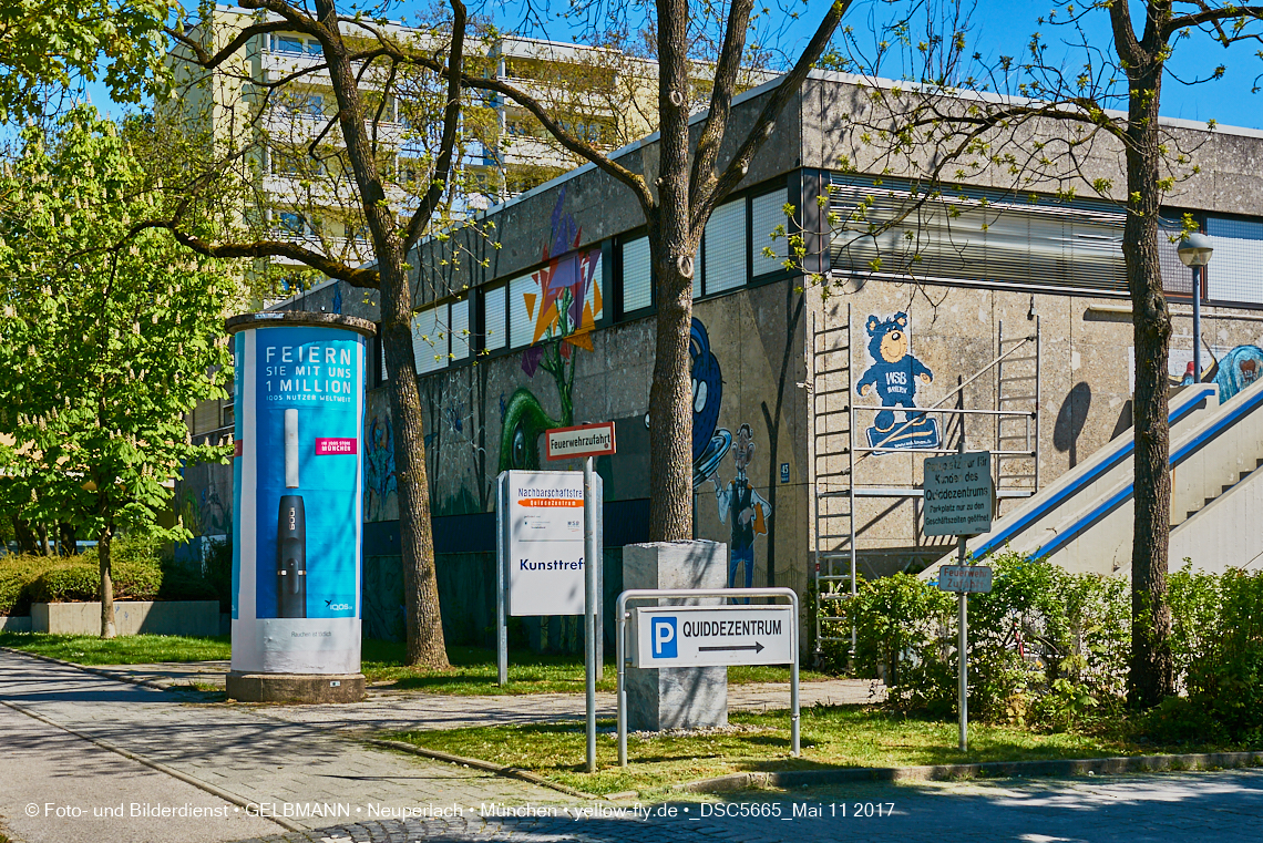 11.05.2017 - Abrissbaustelle Quiddezentrum in Neuperlach
